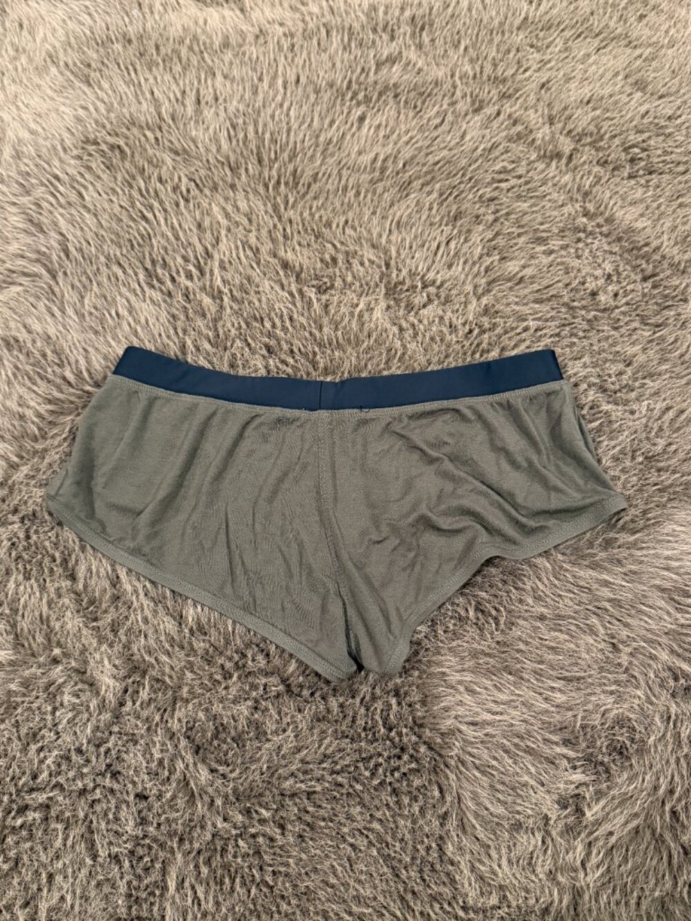 Rough Trade Men's Thin Lounge Trunks Size XL Green 7.5/10 Condition - Picture 6 of 11